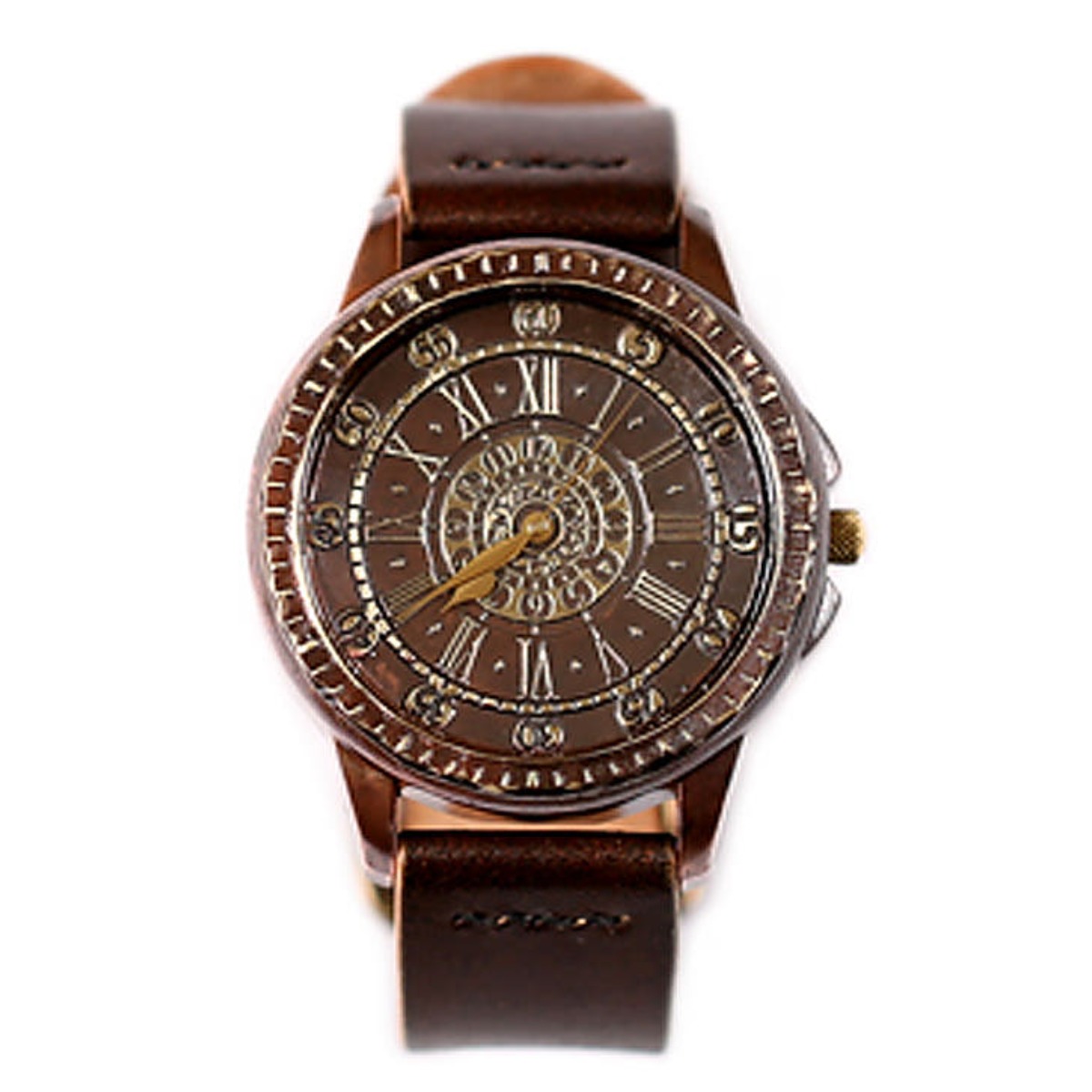 메탈엣린넨 핸드메이드 가죽밴드 손목시계 AntiquenusR 220,000원