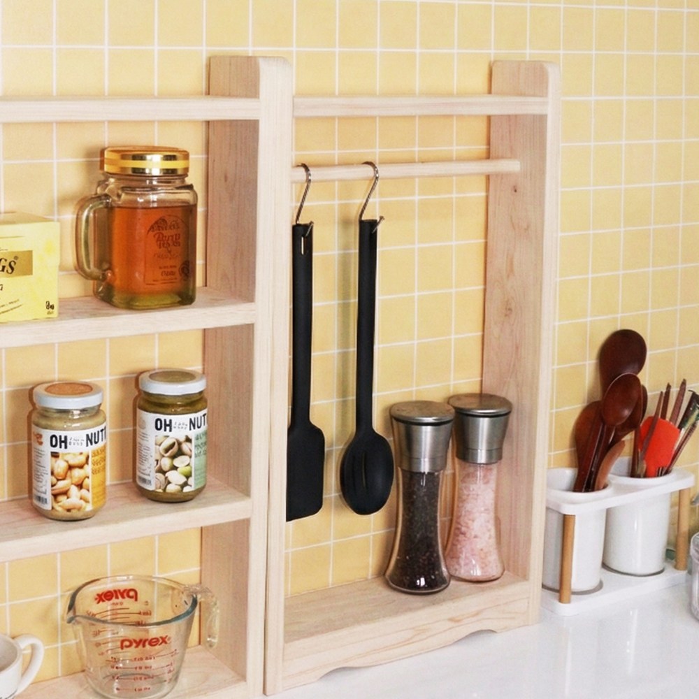 원목 조리도구 걸이 편백 거치대 주방 기구 집기 키친툴 정리 거치대 스탠드, 1개, 내츄럴 28,000원