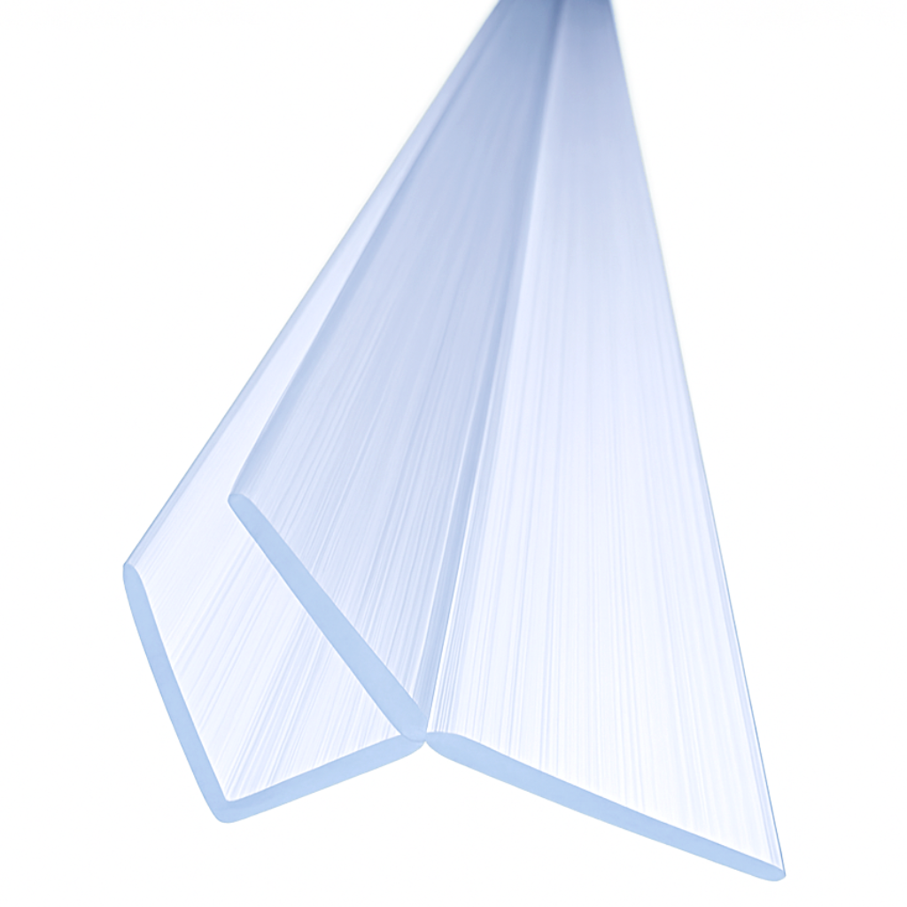 (New) 샤워부스 프로파일 물막이 유리문 쫄대 물튐방지, 투명 12,000원