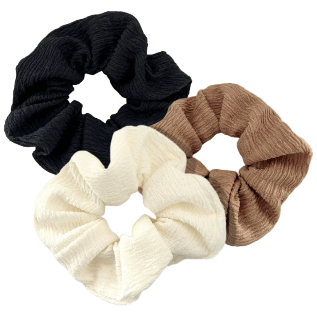 CHOCO 풍성한 주름 곱창밴드 3종 7,900원