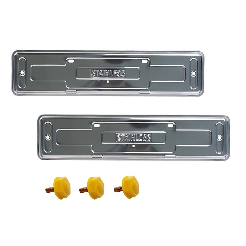 지노기업/번호판 가이드/트럭 보조판/신형/영업용/화물차/1톤/5톤/25톤/트레일러/추레라/신형 넘버판/대형트럭/스텐/현대/가이드/플레이트/가드/포터2/봉고3/테두리/케이스 15,000원