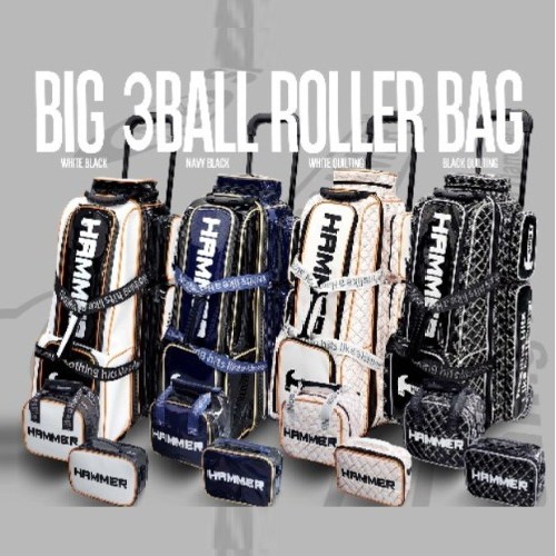 [ 악세사리백+1볼도트백+스티커3종+네임텍 ] 2025 햄머 빅 3볼롤러백 볼링가방 특별세트, 1개 199,000원