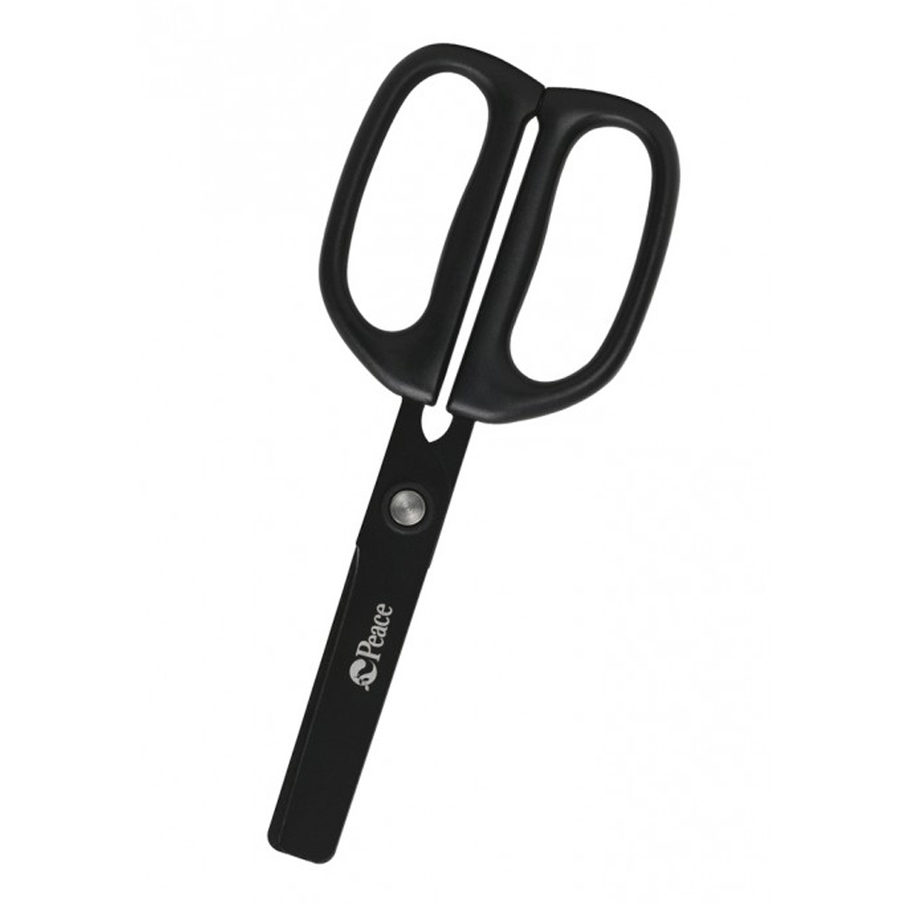 피스코리아 평화 키즈 블랙 사각 안전가위 블랙코팅 둥근 사각날 어린이 사이즈 가위 1,500원