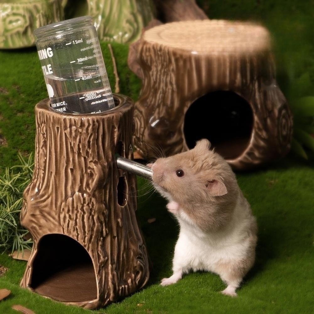 나무 피그미 다람쥐 햄스터 소동물 세라믹 급수기 26,500원