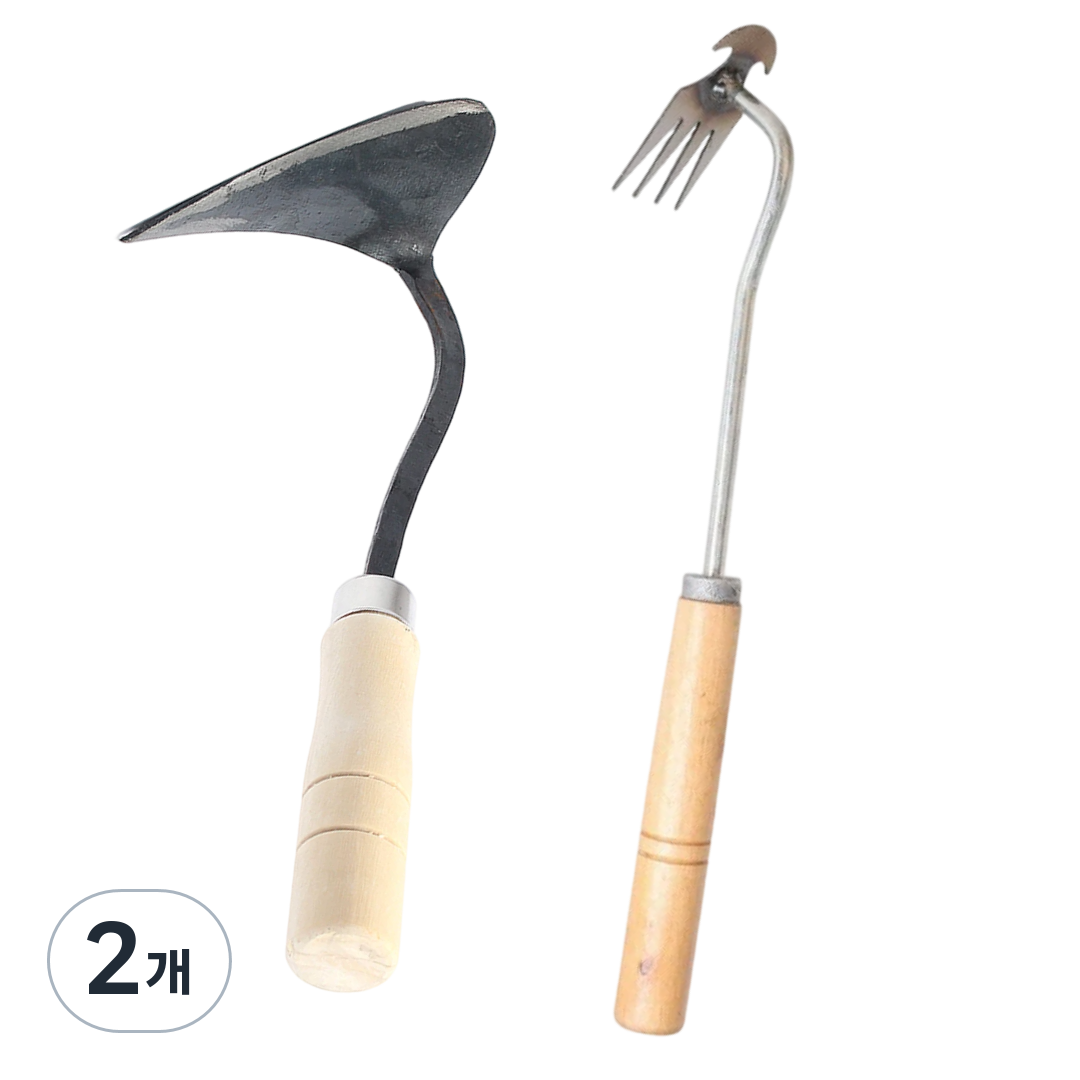 산인양품 제초호미 잡초제거용 원예 제초 호미 조선호미 세트 25,400원