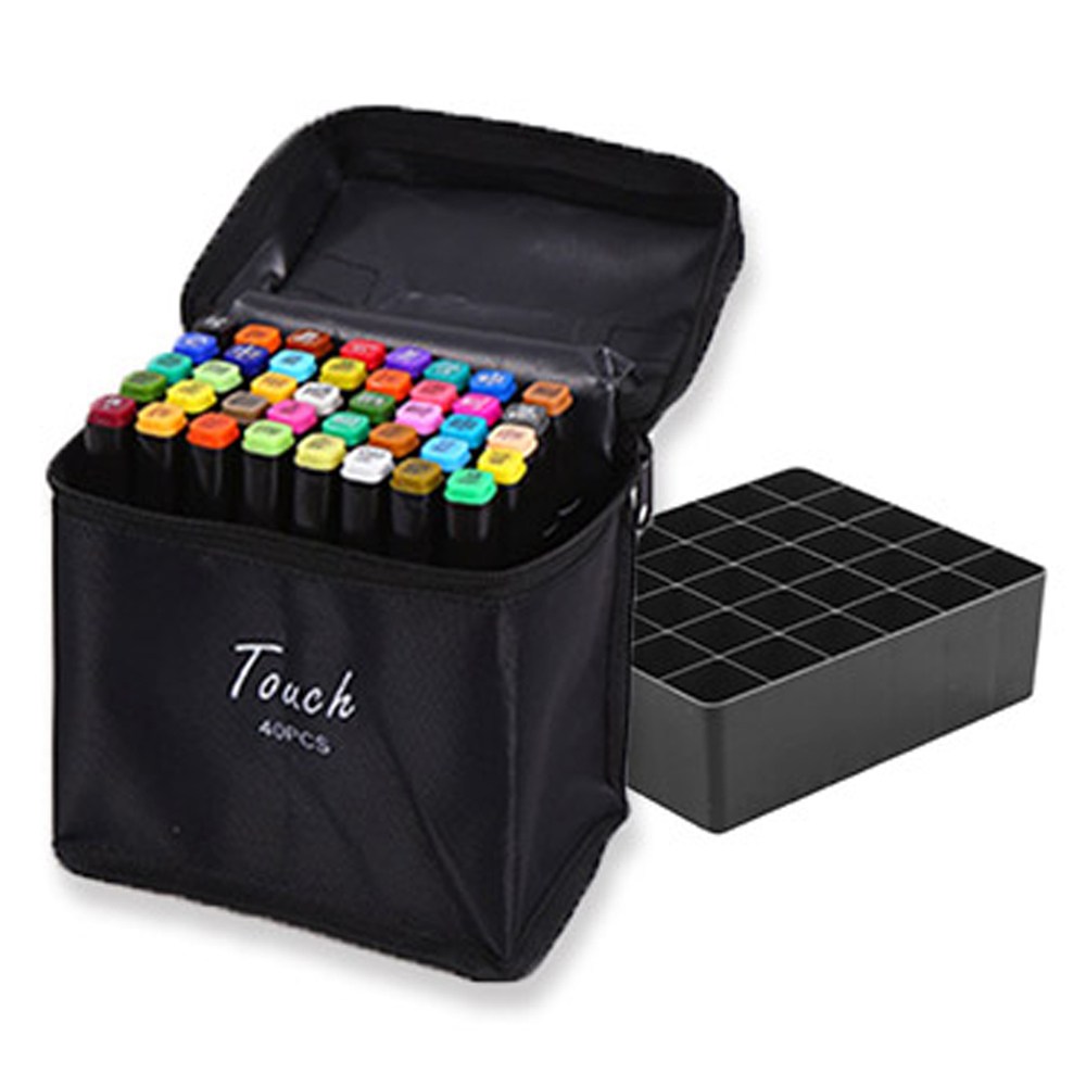 [메잌미] 터치 디자인 트윈마카 마카펜 (40색/천케이스), 1개, 40색 12,000원