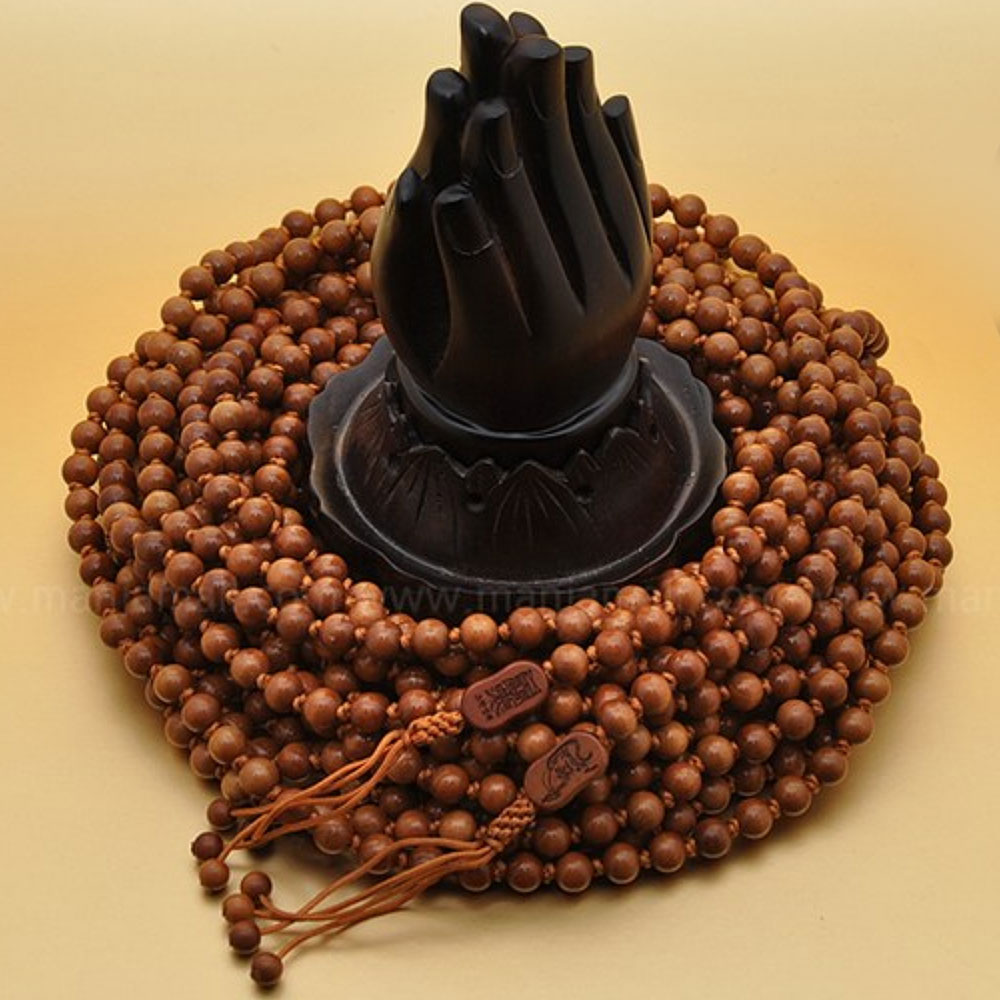 만자몰 대추목 달마 108배 소원성취 매듭 천주 105,000원