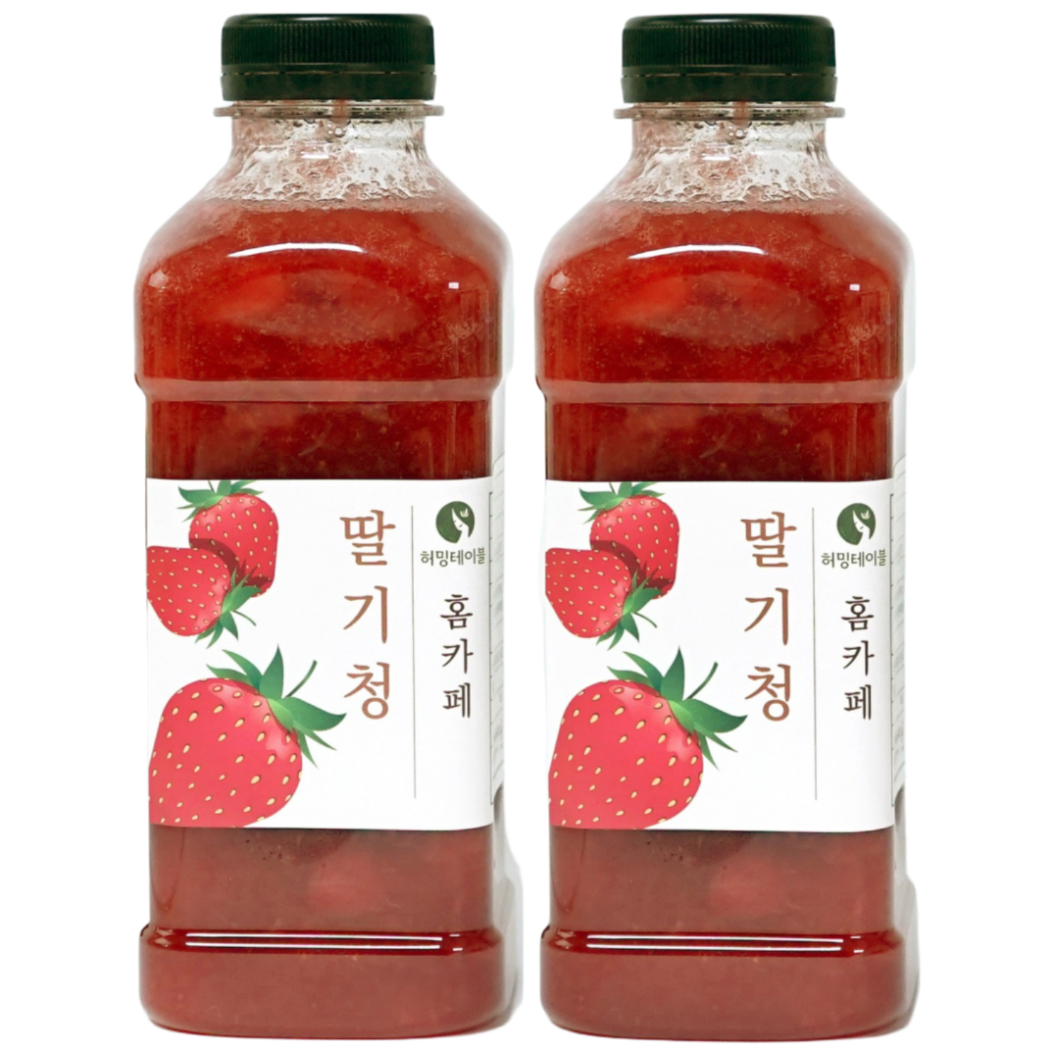 딸기폭탄 수제 딸기청 홈카페 허밍테이블 (국내산), 530g, 2개, 1개입 35,000원