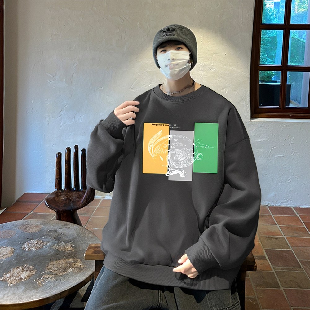 빅사이즈남자맨투맨 4XL 5XL 6XL 7XL 라운드 솔리드 캐주얼 긴팔 110-180KG 남자오버핏맨투맨 남자맨투맨긴팔티 20,990원