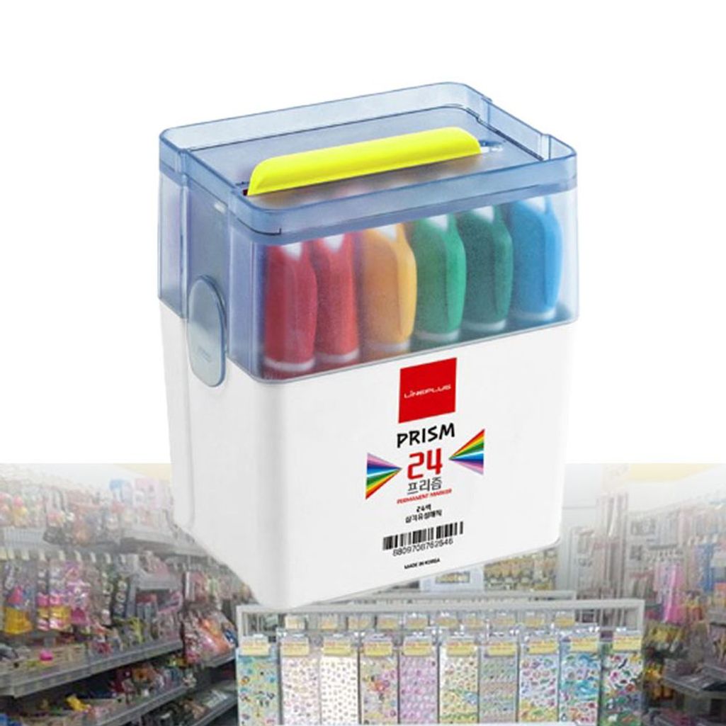 병매직 매직캡 프리즘 삼각 유성매직 24색 세트 22,700원