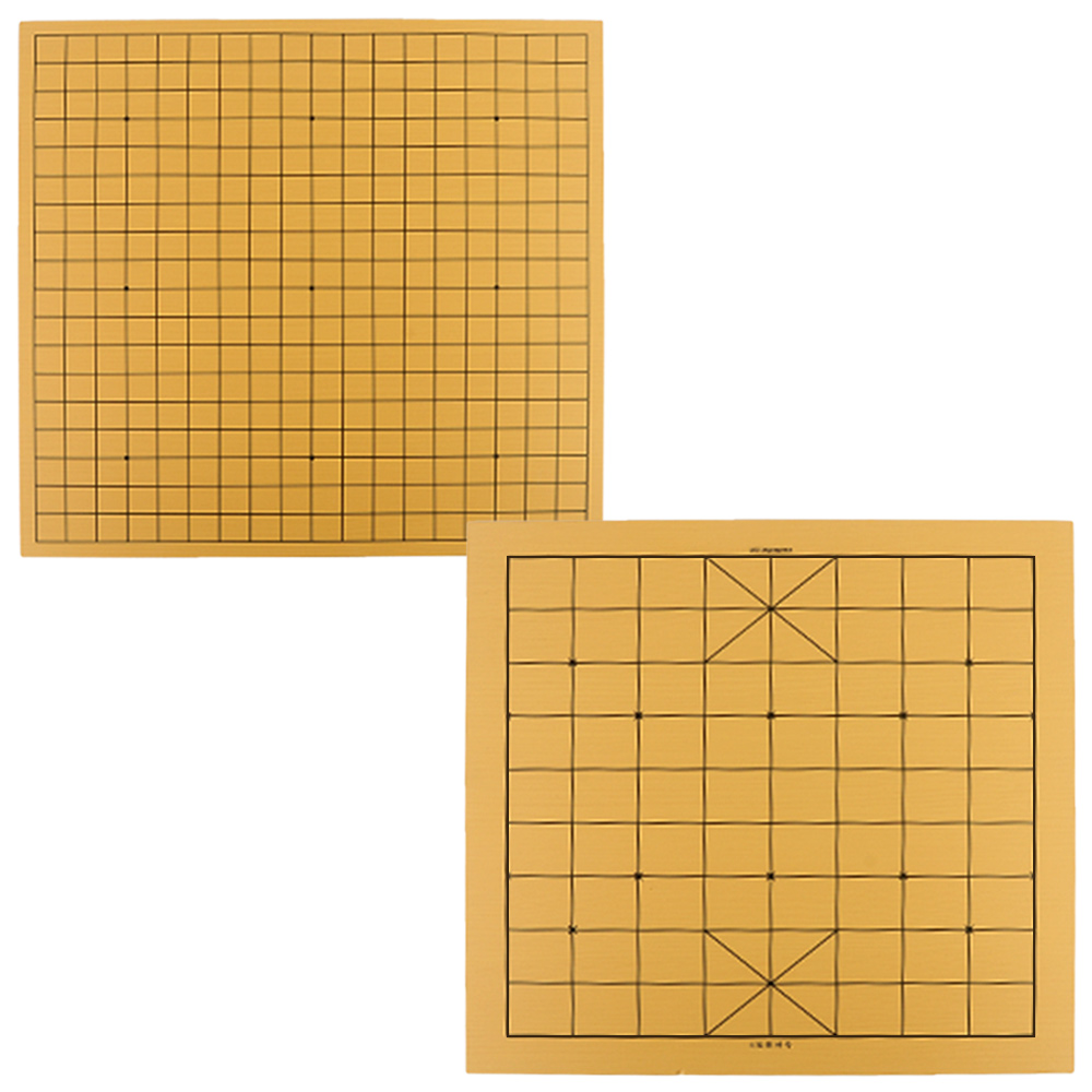 오목판 원목장기판 바둑판 양면 장기바둑판, 1개, 우드색 21,700원