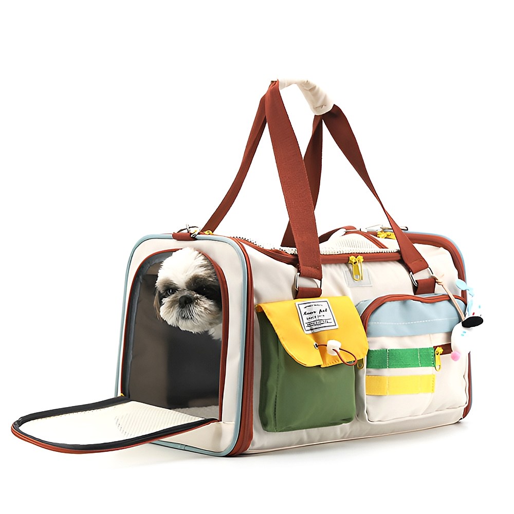 퍼피허그 Tripet 강아지 산책가방 이동 가방 고양이 애견 캐리어 기내용 컨넬 카시트 슬링백, 1개, 단품 27,900원