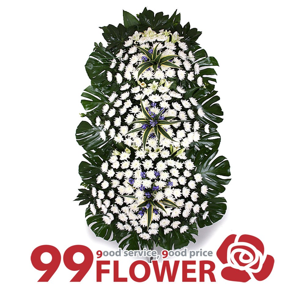 (오늘도착) 99플라워 근조화환 3단 ST-FB169 - 장례식장 근조 전국당일배송 꽃화환 174,600원
