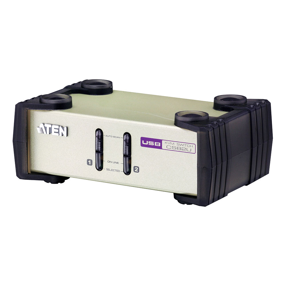 ATEN 에이텐 CS82U 2-포트 VGA KVM 스위치 PS/2-USB 하나의 콘솔 2대 컴퓨터 제어, 1개 119,000원
