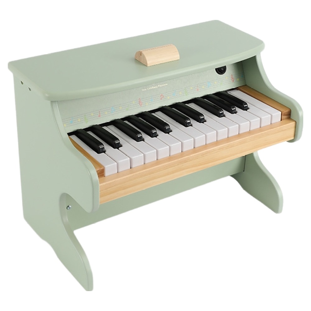 원목 미니 피아노 25키 디지털 피아노 볼륨 조절 초보용, 1개, 민트 144,000원