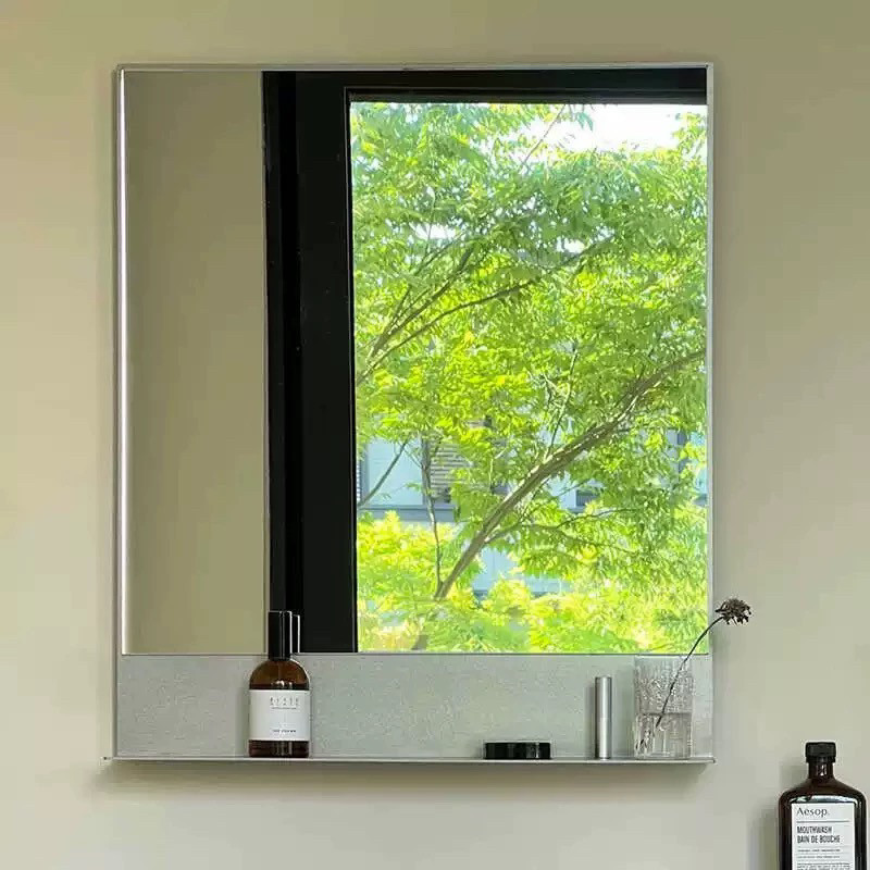 벽걸이 욕실 거울 스테인리스 스틸 인테리어 화장대용 백라이트 포함 269,200원