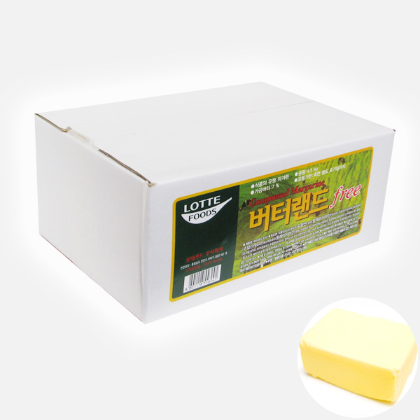 코리원/롯데푸드 버터랜드프리4.5kg/마가린/버터/제빵 30,500원