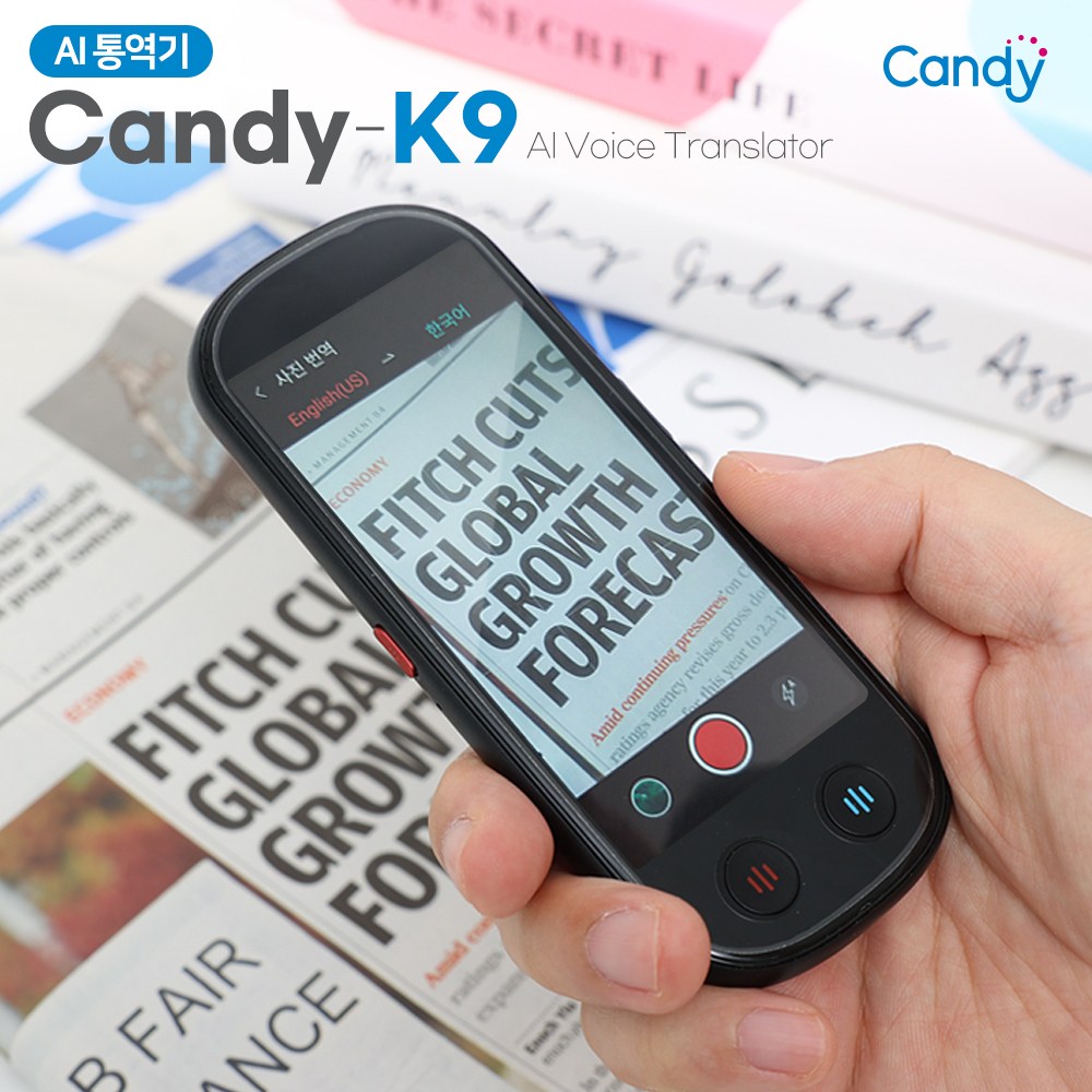 캔디 스마트 AI 스캔 음성 통역기 여행 번역기 K9 어학학습기, 단품 201,850원