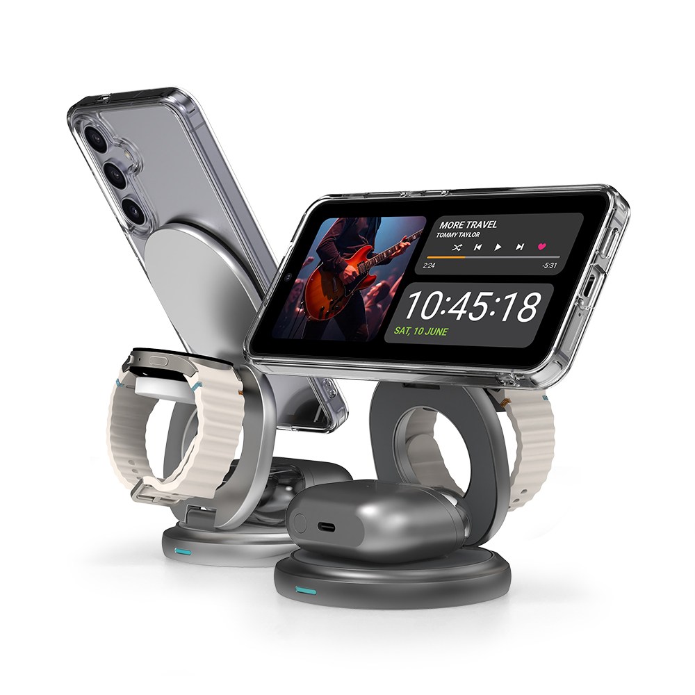 랩씨 3 in 1 갤럭시워치용 맥세이프 15W 고속 무선 충전 거치대, 1개, 다크그레이 34,900원