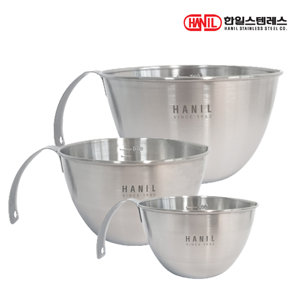 한일 손잡이 계량믹싱볼3종500ml+750ml+1200ml, 단품, 1개 26,500원