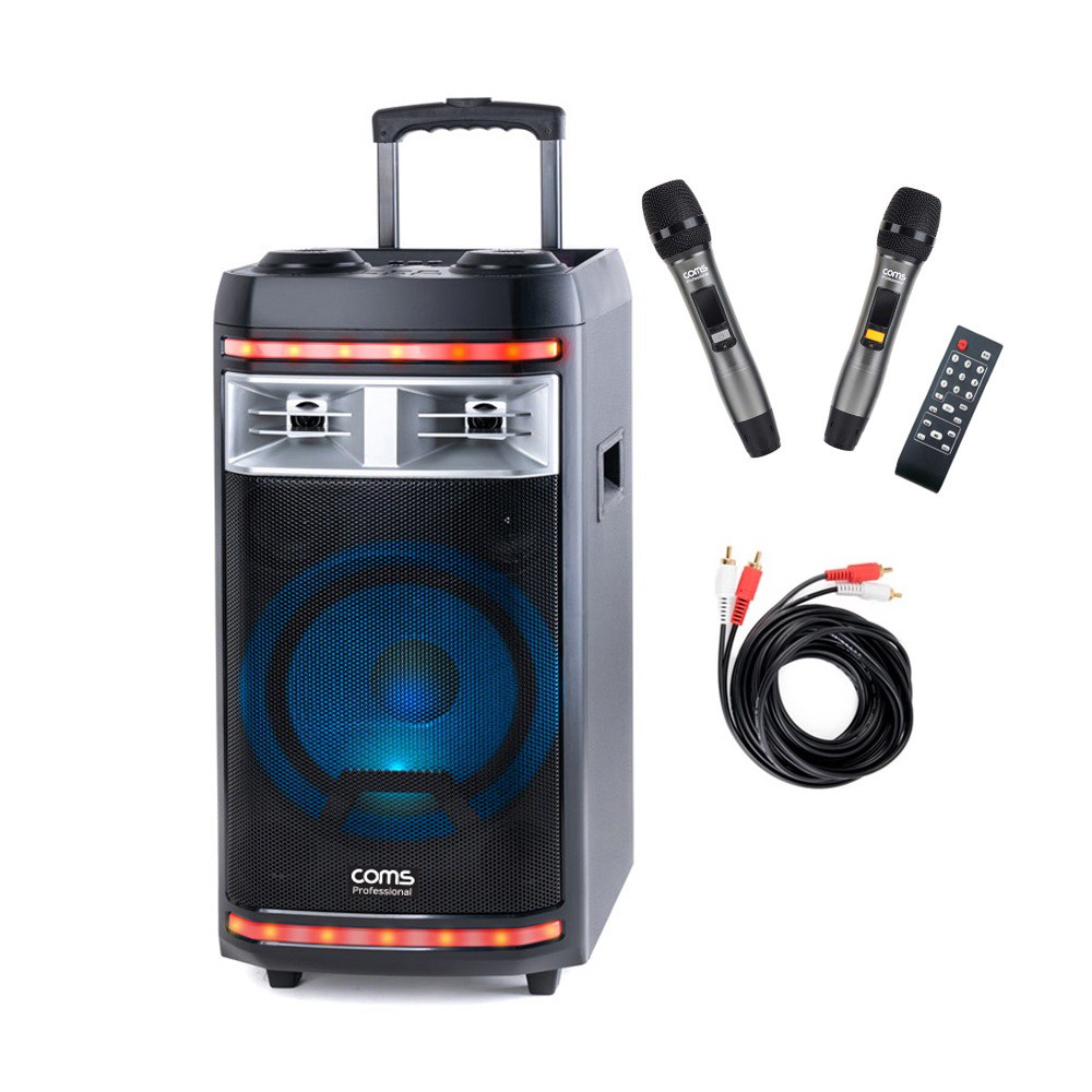 컴스 휴대용 블루투스 버스킹 앰프 Pro CR400P, CR400PBS4(RCA케이블 증정), 혼합 308,980원