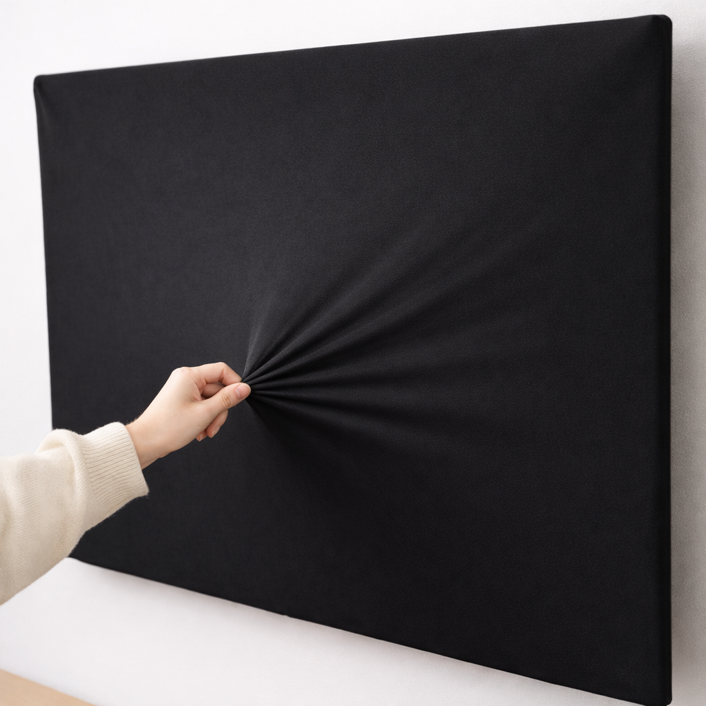 히즈엔 티비 커버 가리개, 1개, 블랙, 현재가 11,900원