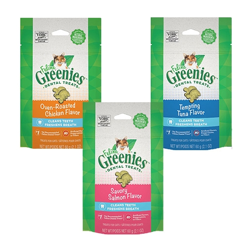 그리니즈 필라인 구강관리 치석제거 고양이, 연어, 60g, 1개 4,880원