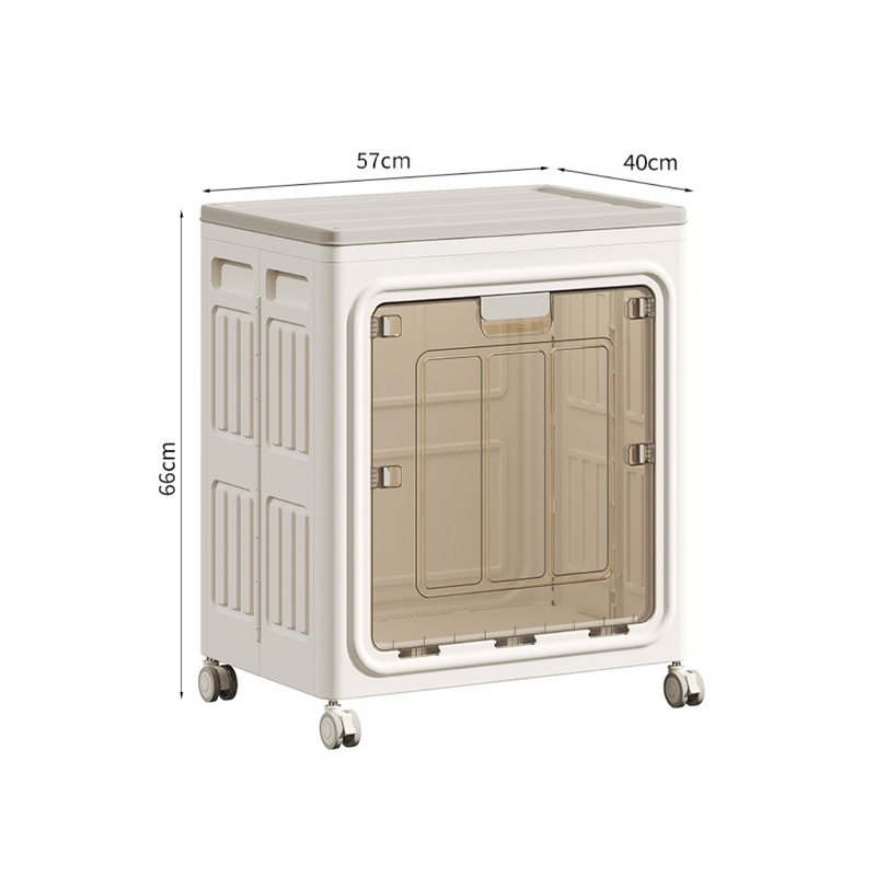 [스마트박스] 폴딩박스 140L 접이식 대용량 리빙박스 투명/불투명 리드형/양문형 선택 가능 바퀴형 이동식 캠핑 이사 옷장 정리 30,900원