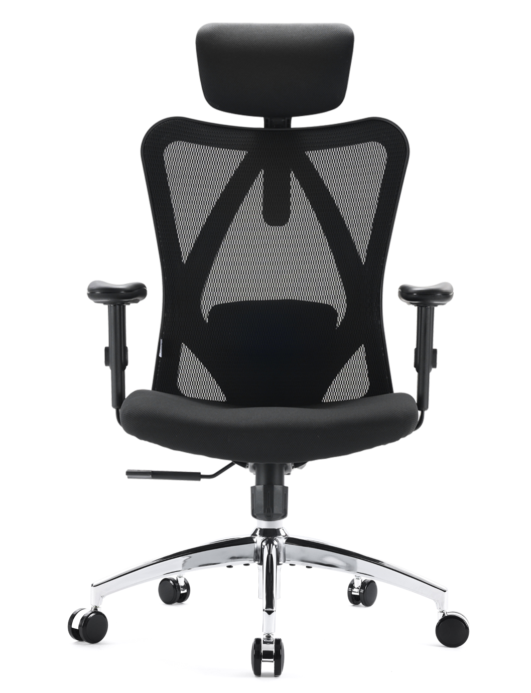 SIHOO 컴퓨터 게이밍 사무용 책상 사무실 메쉬의자 A/S 3년 하중150kg M18, 블랙 269,000원