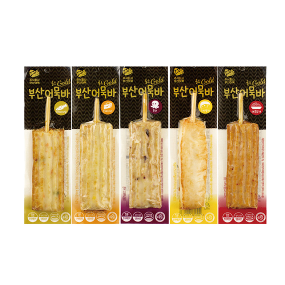 밀가루없는 부산어묵 휴게소 핫바 어묵바 5종세트(오리지널/모짜렐라/매콤잡채/문어/콘체다치즈), 70g, 1개 12,000원