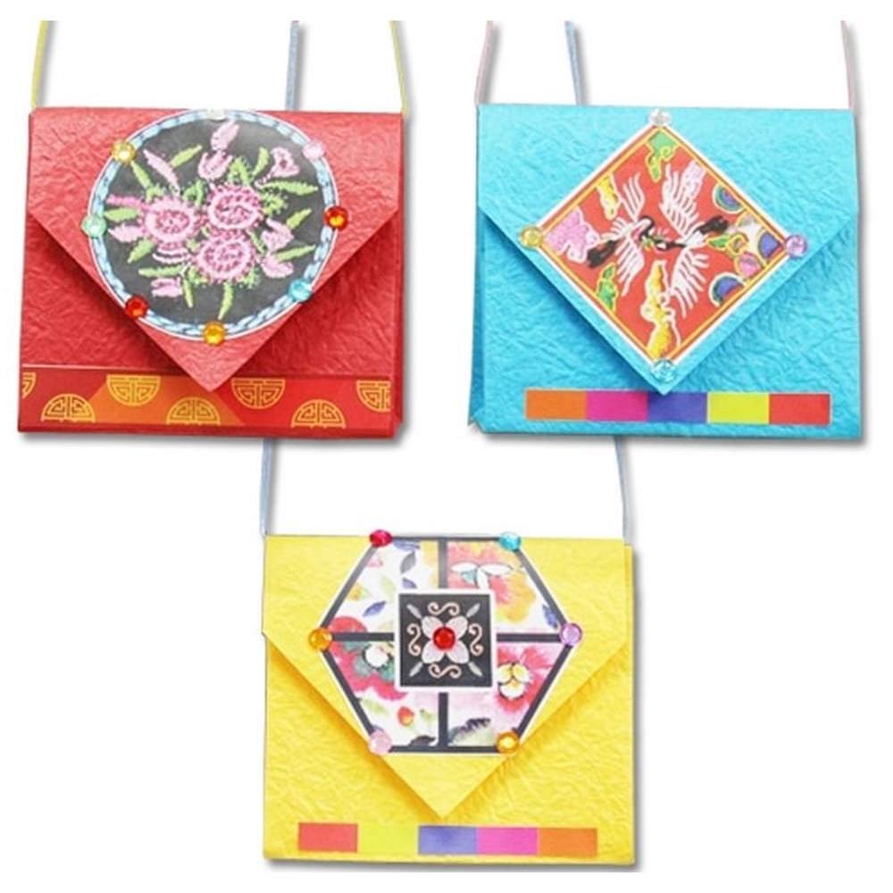 안녕미술아 [안녕미술아] 전통 한복지갑 목걸이(5인용) 5,920원