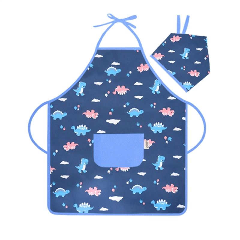 (주)더해피 아동용 목끈형 앞치마-공룡 키즈 아동 미술 요리 학원 준비물 방수 에이프런 9,900원