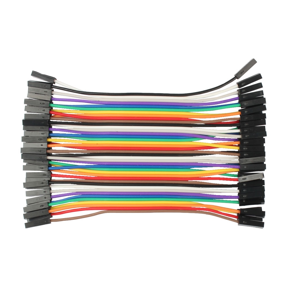 아두이노 40핀 무지개점퍼선 10cm 암암 DM758, 1세트 1,130원