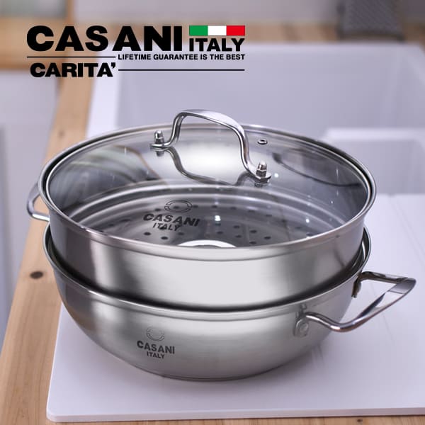 2단 스티머 올스텐 IH 인덕션 찜냄비 30cm 까사니 28,900원