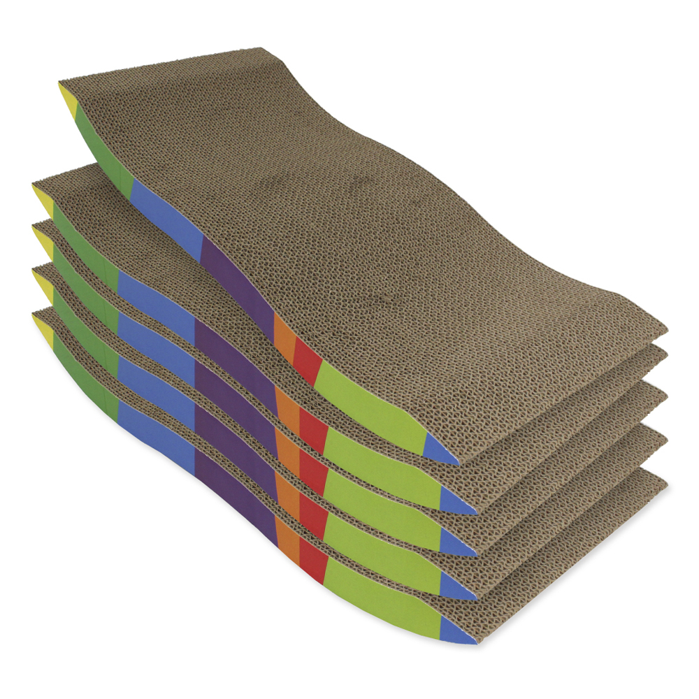 펫츠몬 고양이 레인보우 B골 50cm 평판형 스크래쳐 5종 세트 14,910원