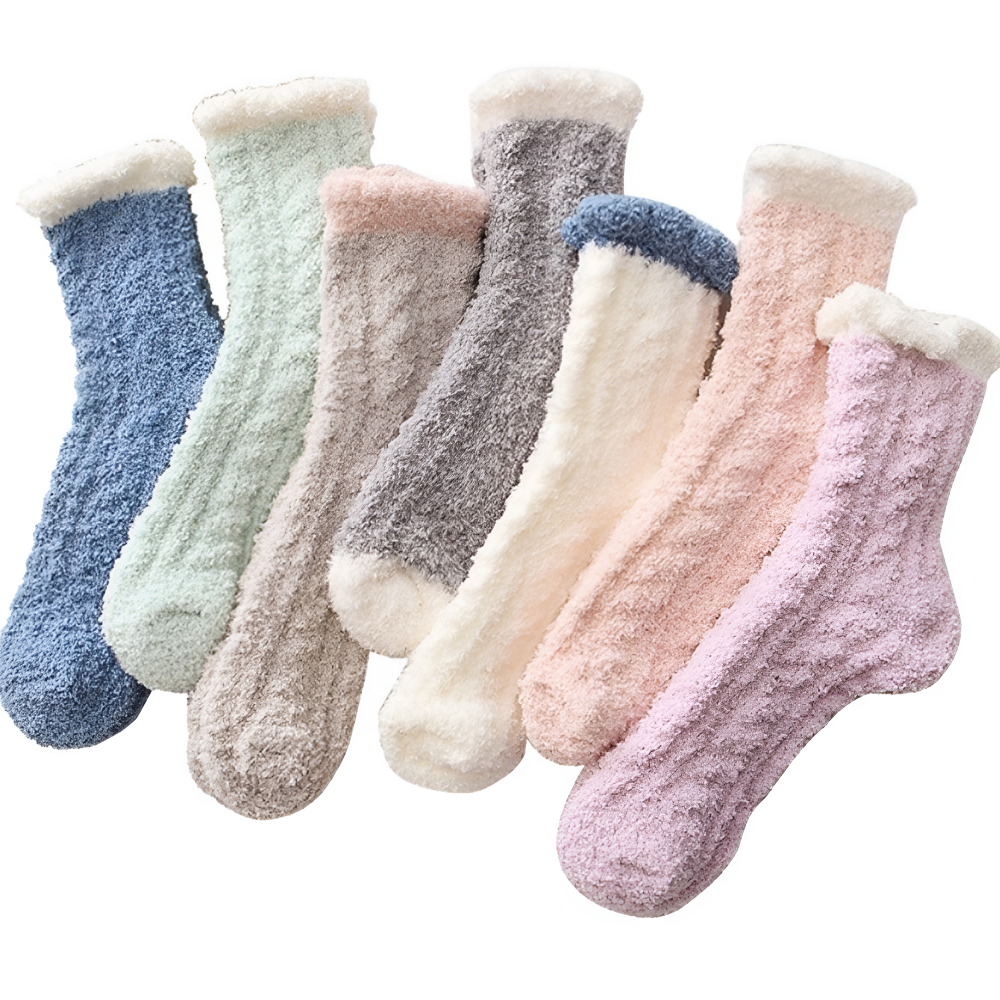 뉴월드마켓 포근한 수면양말 7종세트 8,900원