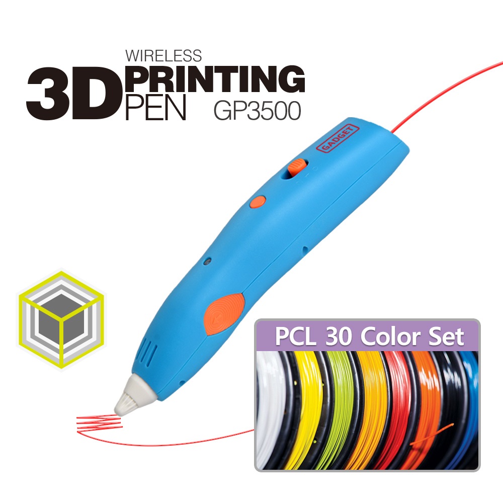 가제트 3D펜 GP3500+PCL필라멘트 30색 세트 저온3D펜 어린이미술놀이 어린이집콕놀이 42,900원