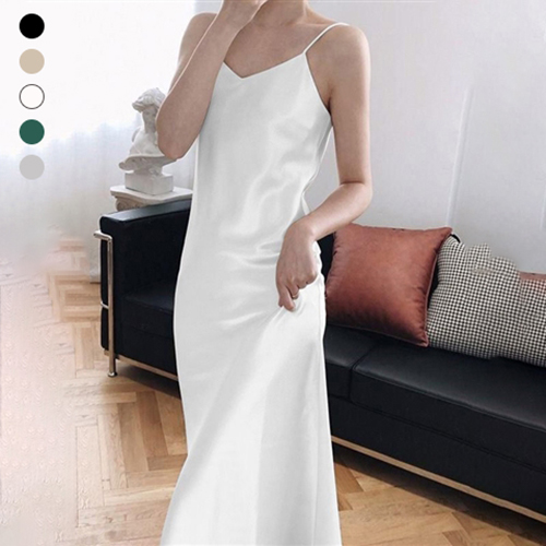 Asure 여성원피스 새틴 원피스 끈나시원피스 데이트룩 20,900원