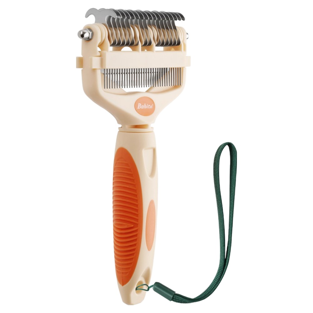 바비온 강아지 고양이 4in1 포밍 브러쉬 104R 105 x 190 x 25 mm, 1개, 베이지 + 오렌지 19,900원