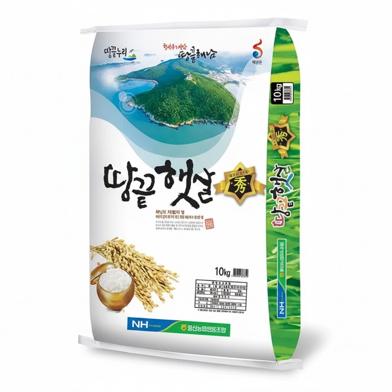 [해남미소] 25년 햅쌀 땅끝햇살 수 10kg(새청무) 56,030원