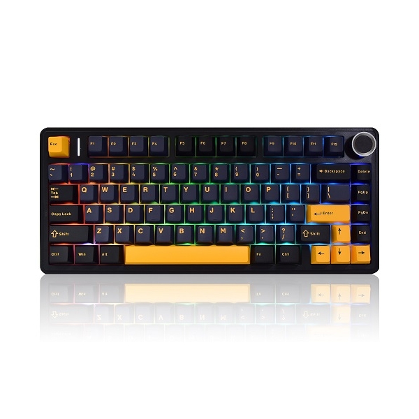 AULA AULA F75 유무선 기계식 블랙 한글 (황축V3) 61,600원