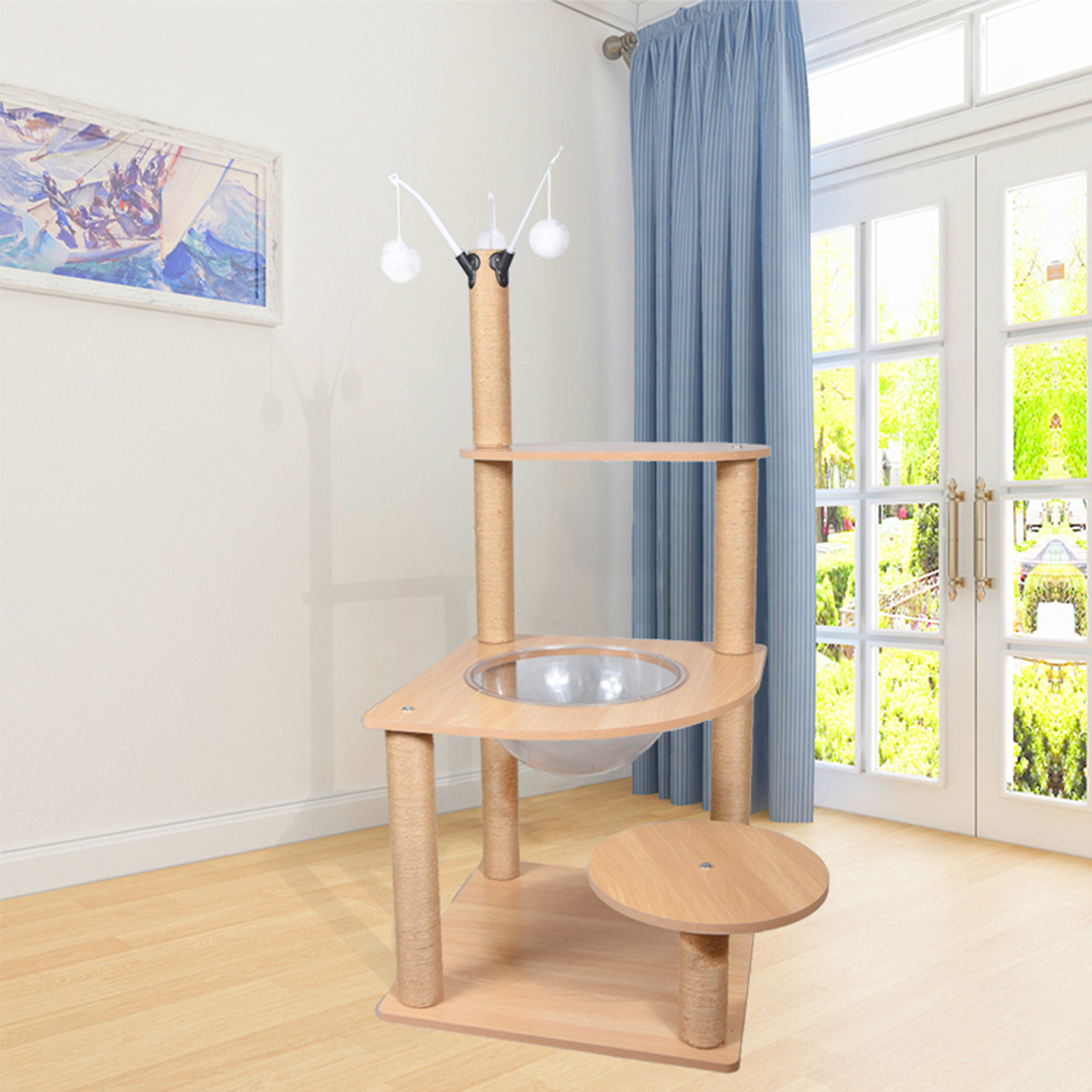 펫츠몬 고양이 우드 해먹 4단캣타워 25,920원