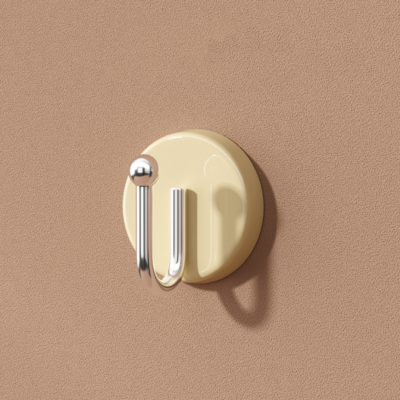 피어니스트 U자형 접착식 무타공 걸이, 크림, 4개 19,000원