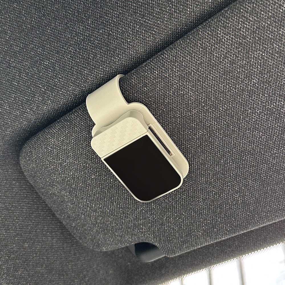 OFFCURVE 차량용 선바이저 선글라스 클립 안경 홀더 거치대 (흔들림 방지, 차량 인테리어 소품) 5,930원