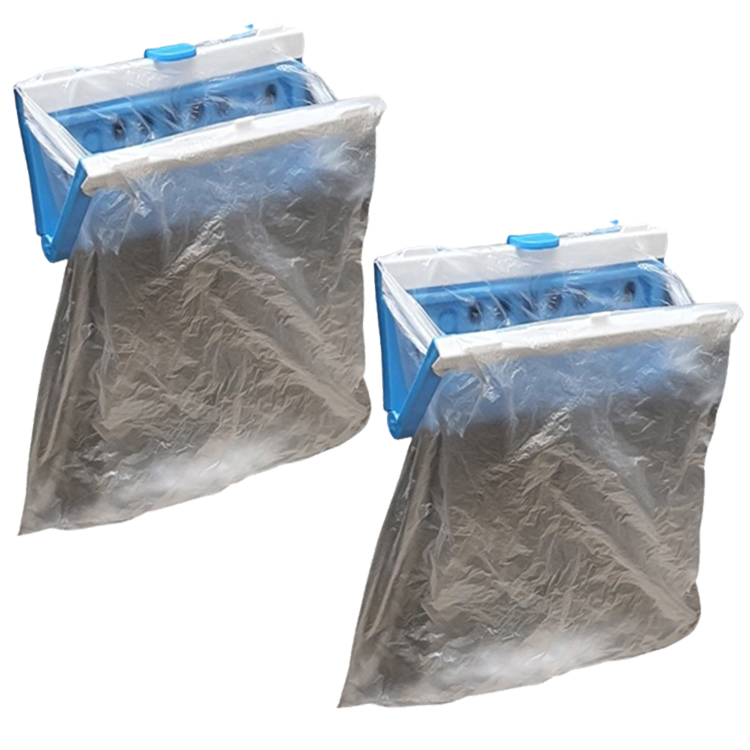 본라이프 다용도 음식물 쓰레기통 쓰레기봉지 홀더 악취차단 봉투클립 분리수거 봉투거치대 봉투걸이 씽크대 걸이형 쓰레기봉투 밀폐 벽걸이 휴지통 비닐봉지걸이 싱크대걸이 쓰레기홀더, 쓰레기봉지홀더, 2개 12,700원