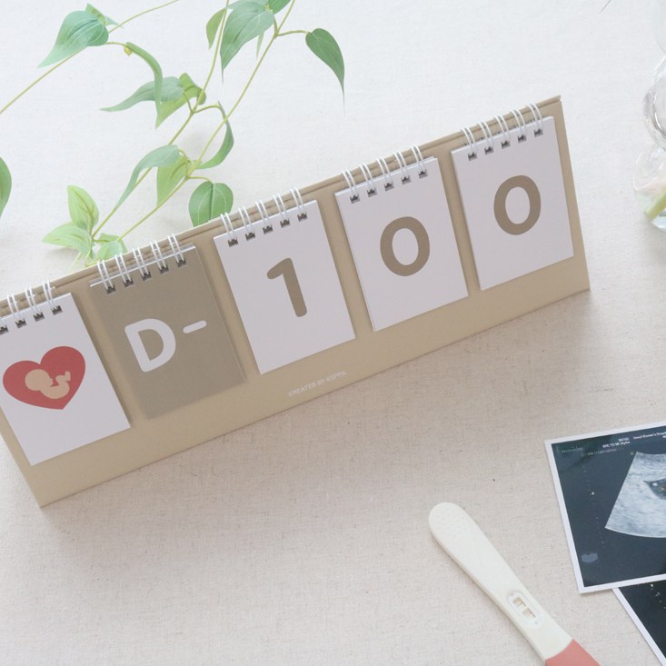 신생아 디데이달력 2025년 아기 탁상 육아 캘린더 유아 5칸 11,390원