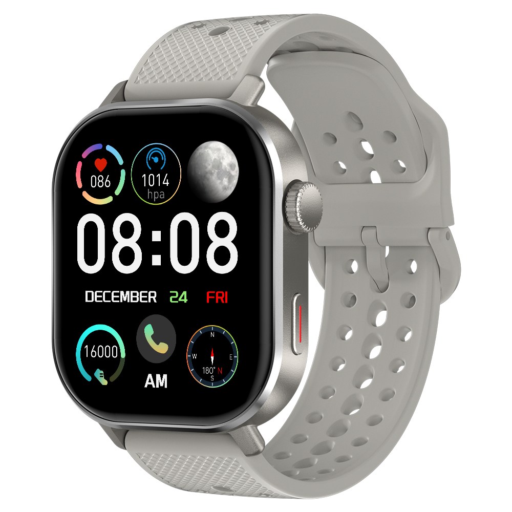 와피크 아웃도어 스마트 워치 ST60 SOS통화 AI운동인식 스포츠시계, GPS + 블루투스, 5.4cm, 실버 150,900원