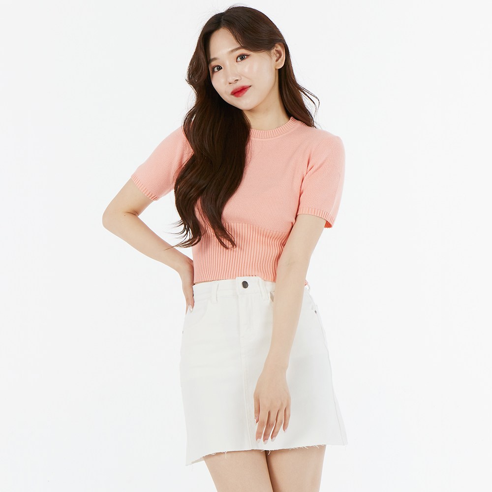 앤디모리슨 여성용 밑단 커팅 A라인 빈티지 스커트 12,530원