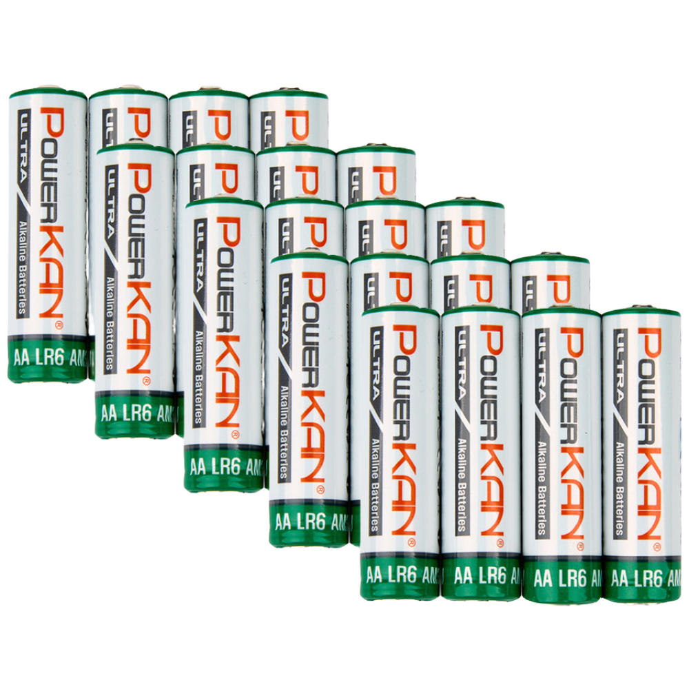 POWERKAN 파워칸 알카라인 AA건전지 1.5V 일회용 건전지, 1개, 20개입 13,590원