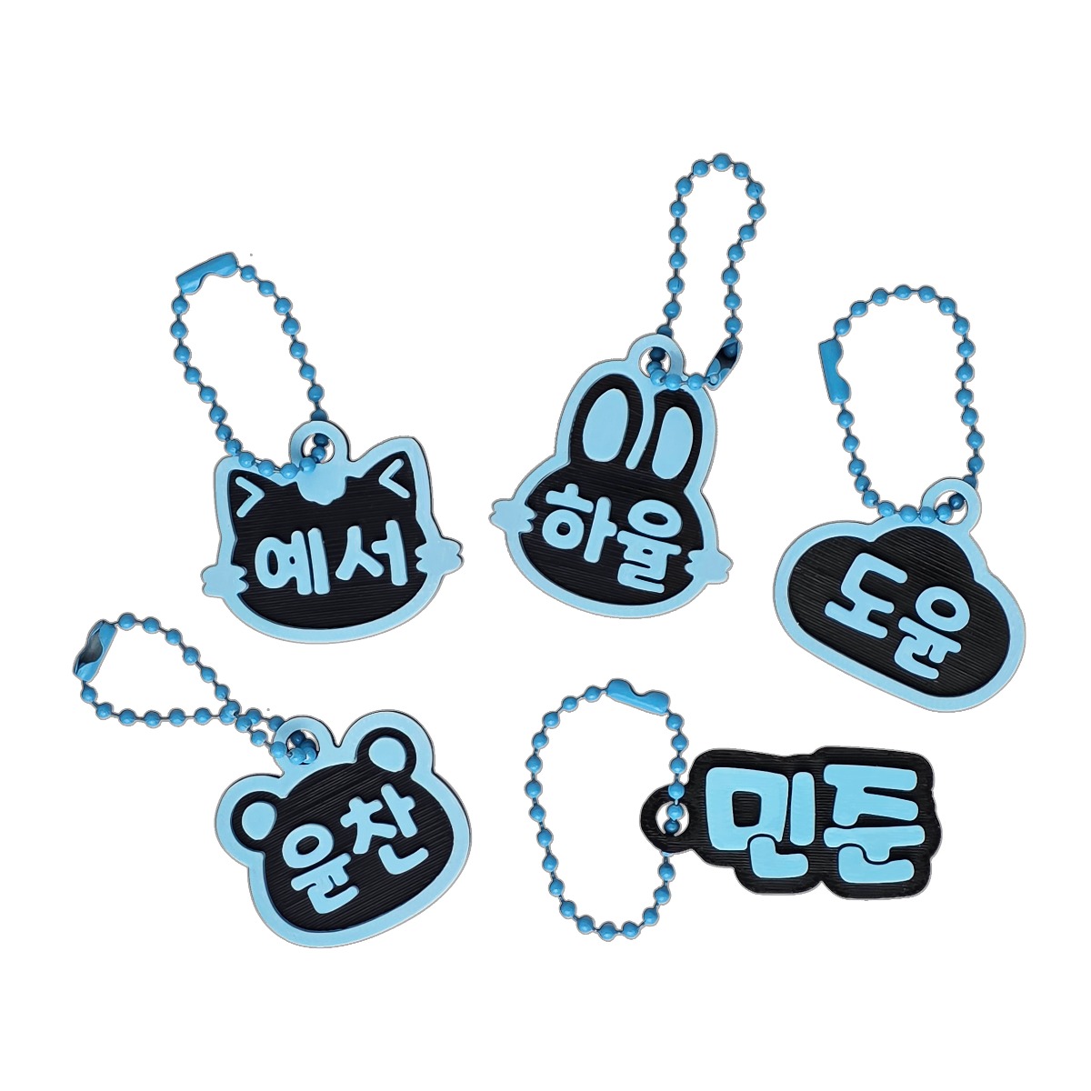 미니 동물 5종 네임택 어린이집 네임텍 선물 답례품 1,400원